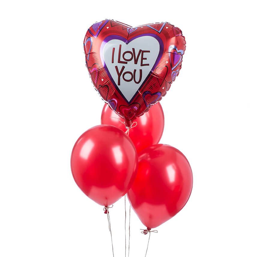 Ballons à l'hélium amour ballon b love